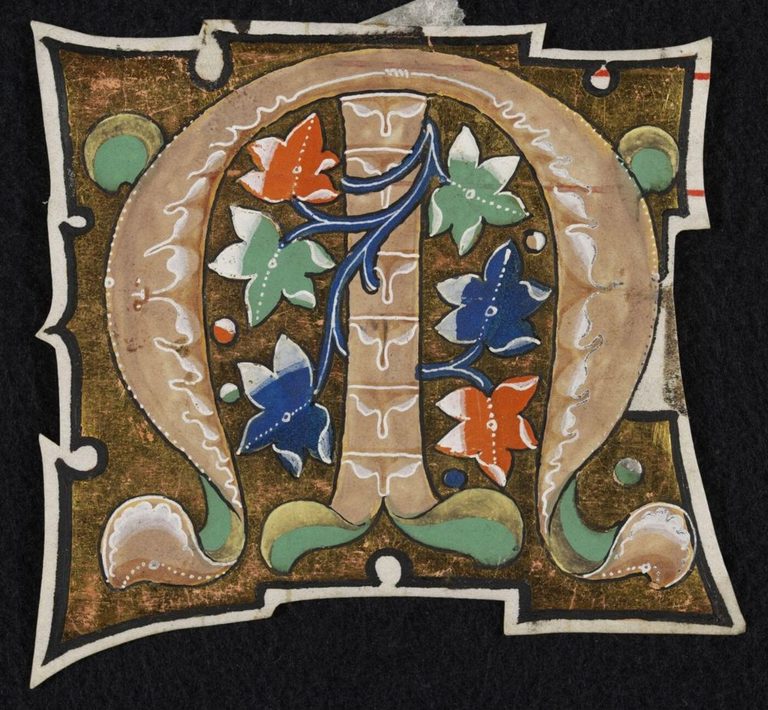 Decorated initial from the Murano Gradual, Victoria and Albert Museum